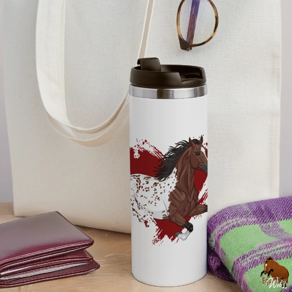 Le Cheval Appaloosa sur un mug isotherme