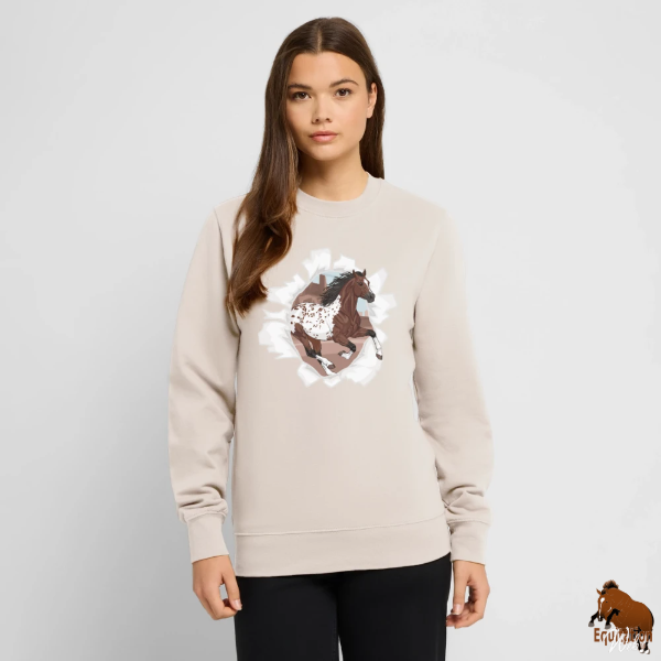 Le Cheval Appaloosa sur un sweat