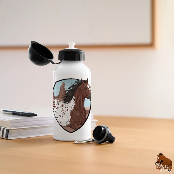 Le Cheval Appaloosa sur une gourde