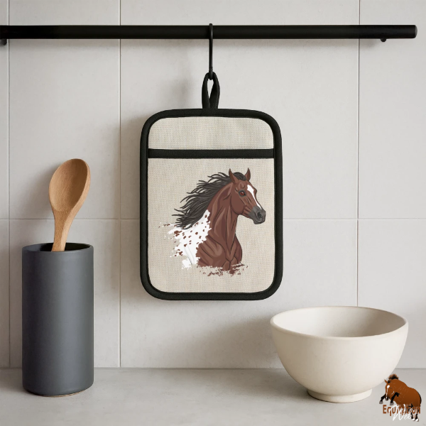 Le Cheval Appaloosa sur une manique