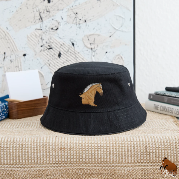 Le Cheval Demi Selle Am�ricain sur un bob