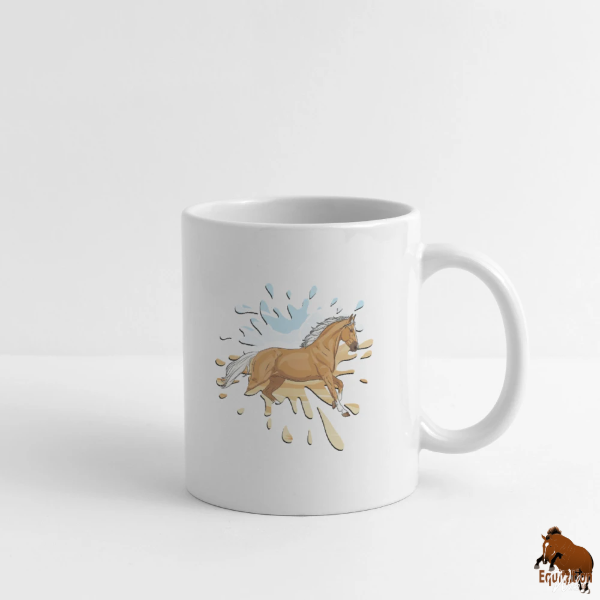 Le Cheval Demi Selle Am�ricain sur un mug