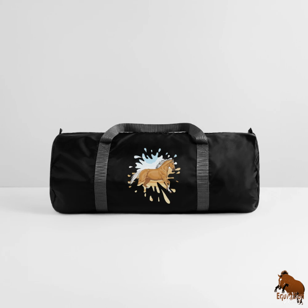 Le Cheval Demi Selle Am�ricain sur un sac de sport