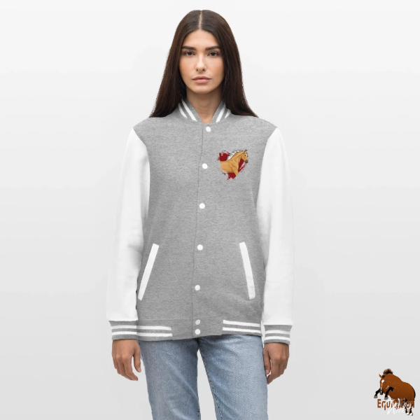 Le Cheval Demi Selle Am�ricain sur une veste