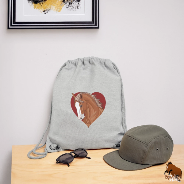 Le Cheval Marwari sur un sac � cordon