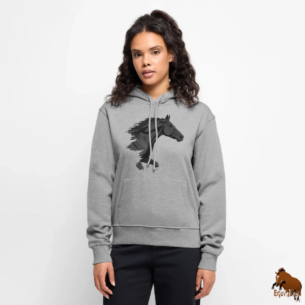 Le Cheval Abaga sur un sweat � capuche