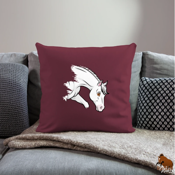 Le Cheval Abbayan sur un coussin
