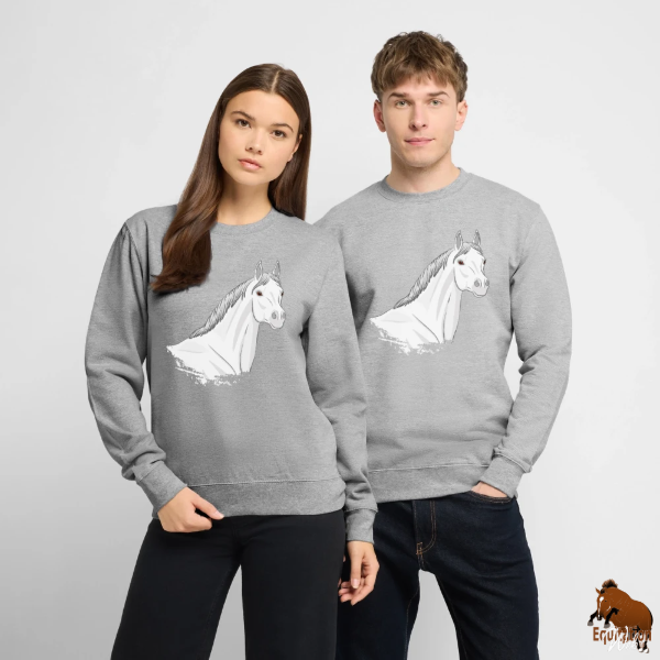 Le Cheval Abbayan sur un sweat