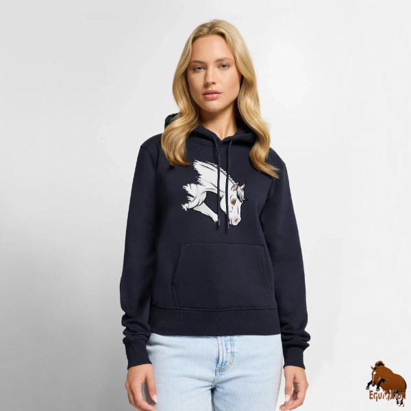 Le Cheval Abbayan sur un sweat � capuche