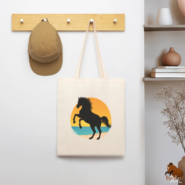 Le Cheval Abbayan sur un tote bag