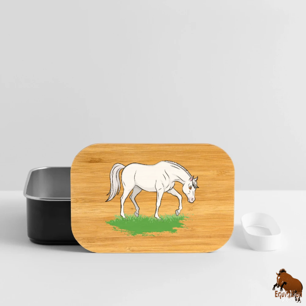 Le Cheval Abbayan sur une bo�te � gouter