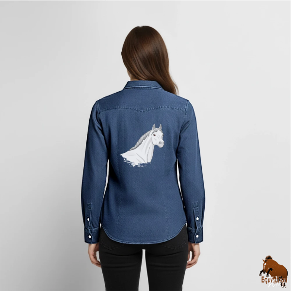 Le Cheval Abbayan sur une chemise