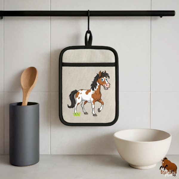 Le Cheval d'Abaco sur une manique