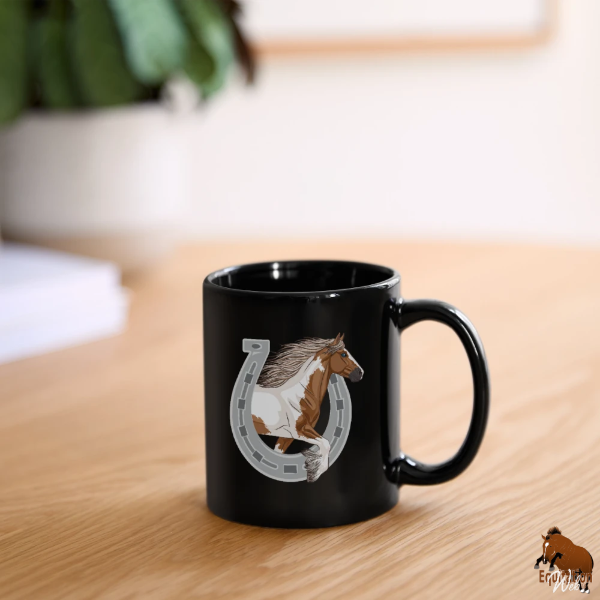 Le Cheval Irish Cob sur un mug