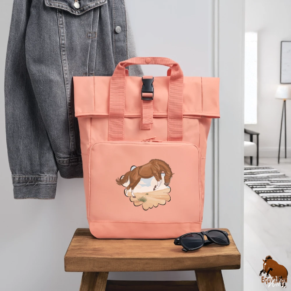 Le Cheval qui bondit sur un sac � dos