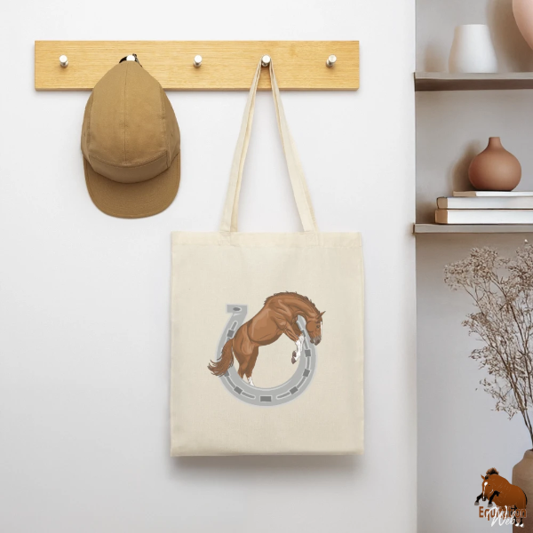 Le Cheval qui bondit sur un sac en tissu