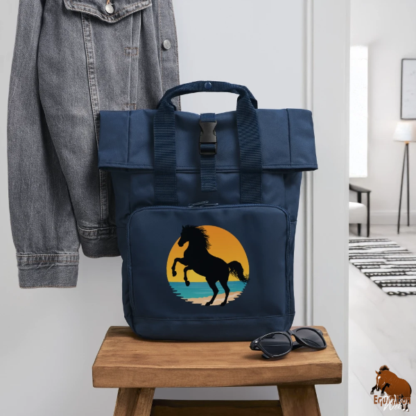 Le Cheval Abbayan sur un sac � dos