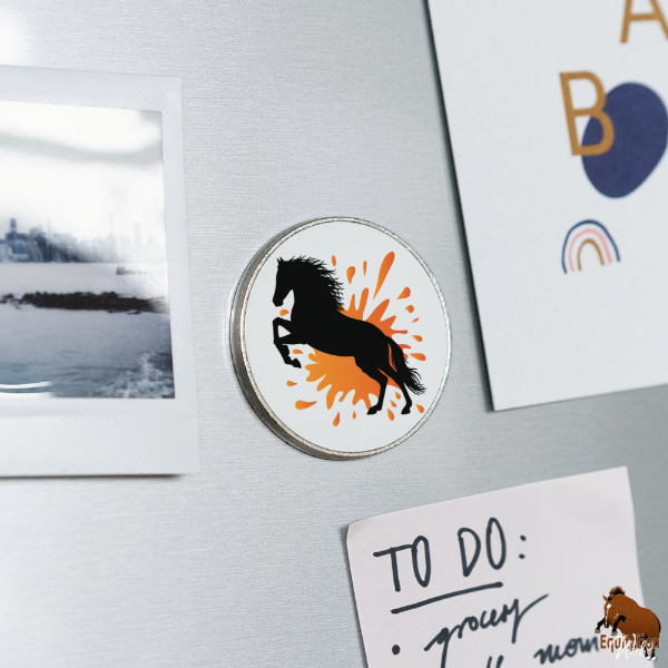 Le Cheval Abou'Ourquob sur un magnet