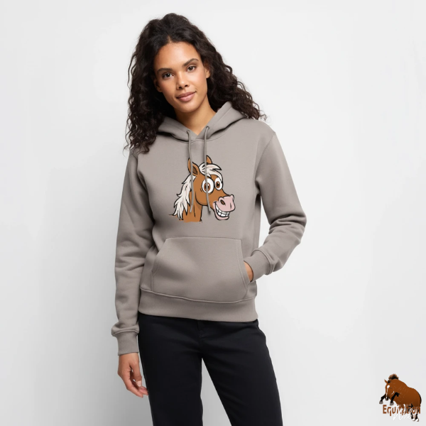 Le Cheval Abou'Ourquob sur un sweat � capuche