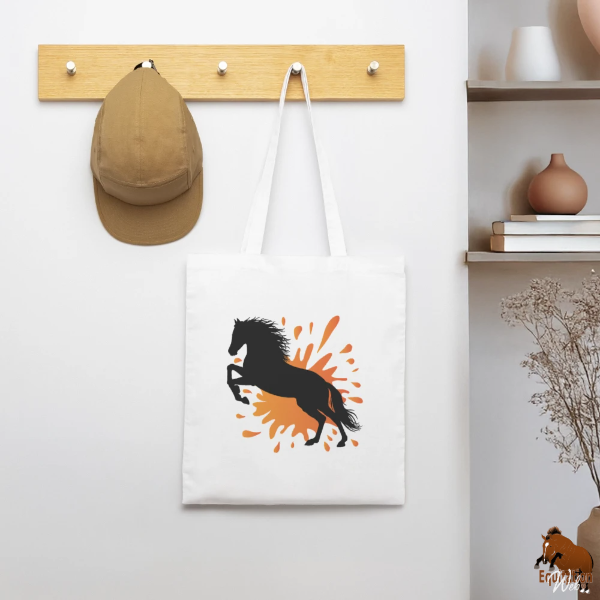 Le Cheval Abou'Ourquob sur un tote bag