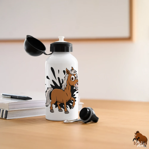 Le Cheval Abou'Ourquob sur une gourde