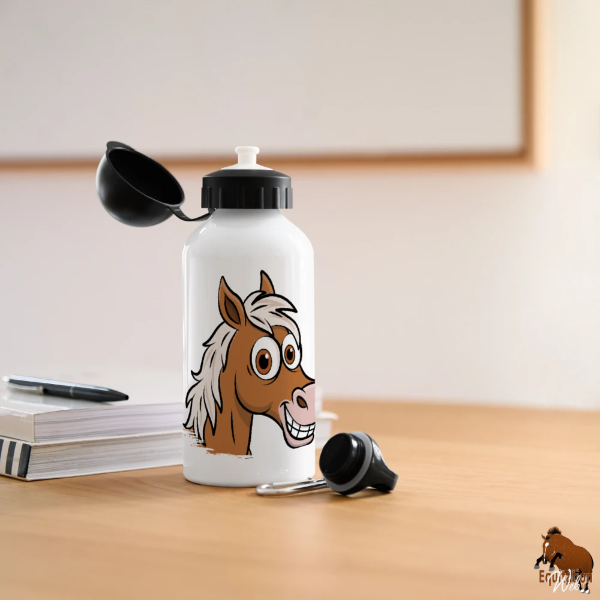 Le Cheval Abou'Ourquob sur une gourde