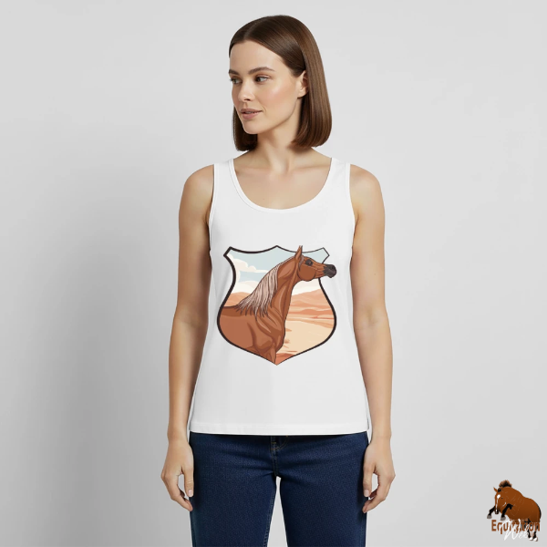 Le Cheval Arabe sur un d�bardeur