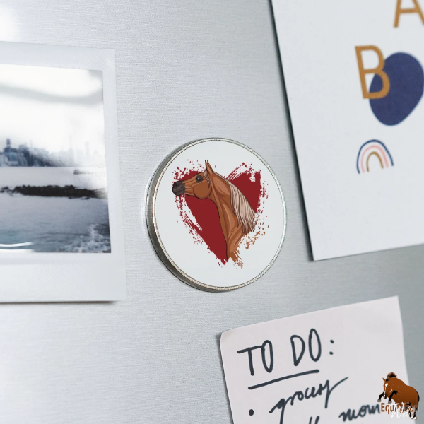 Le Cheval Arabe sur un magnet