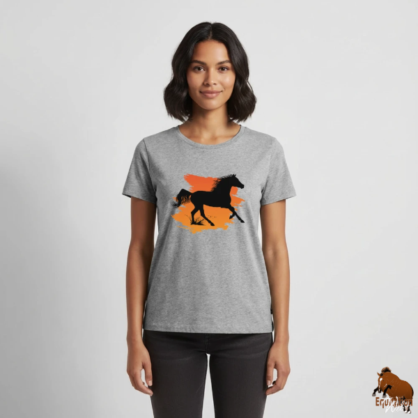 Le Cheval Arabe sur un t-shirt