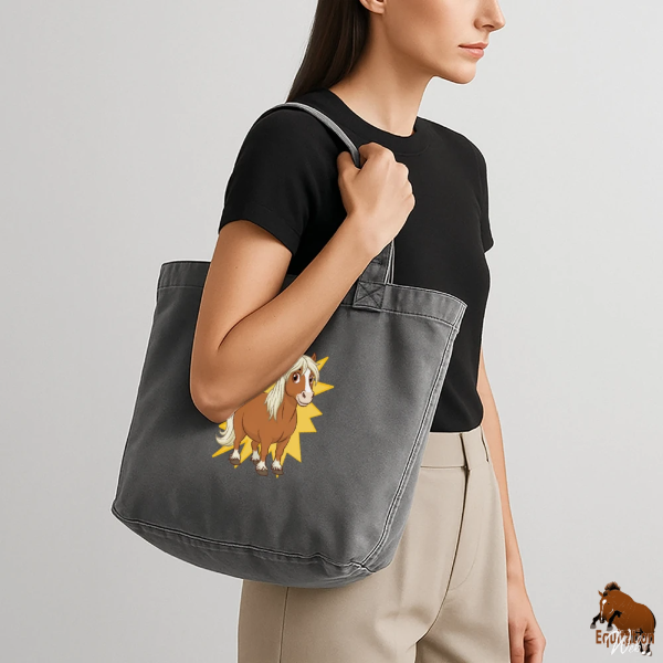 Le Cheval de Trait Comtois sur un cabas