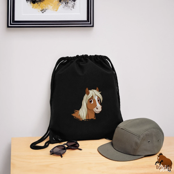 Le Cheval de Trait Comtois sur un sac � cordon