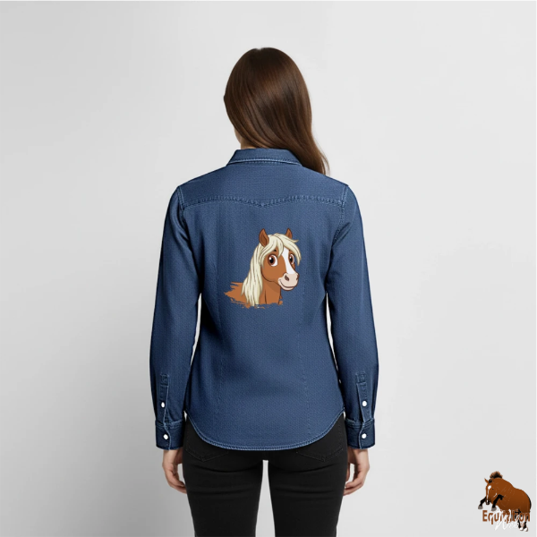 Le Cheval de Trait Comtois sur une chemise