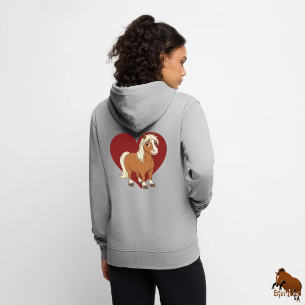 Le Cheval de Trait Comtois sur une veste � capuche