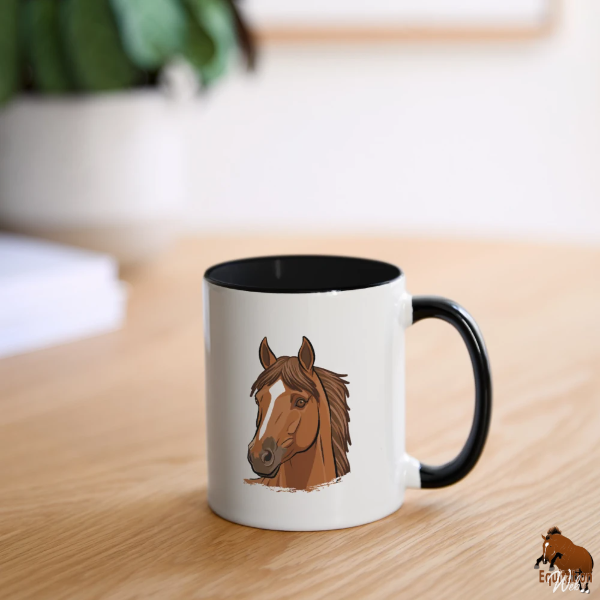 Le Cheval Dobrogeana sur un mug