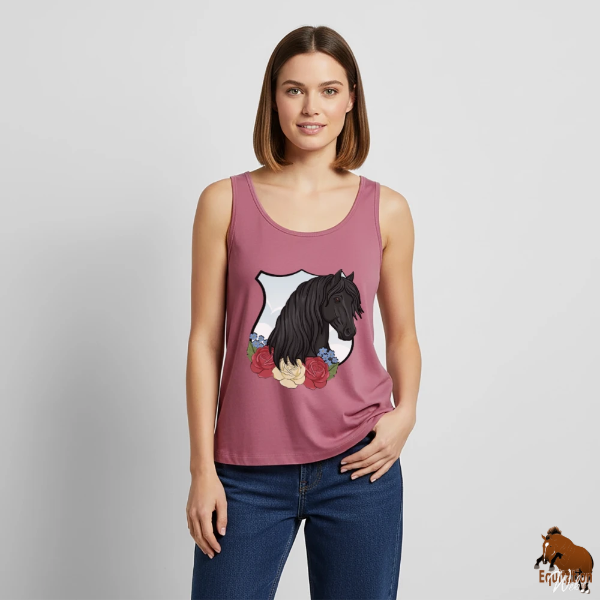 Le Cheval Frison sur un d�bardeur