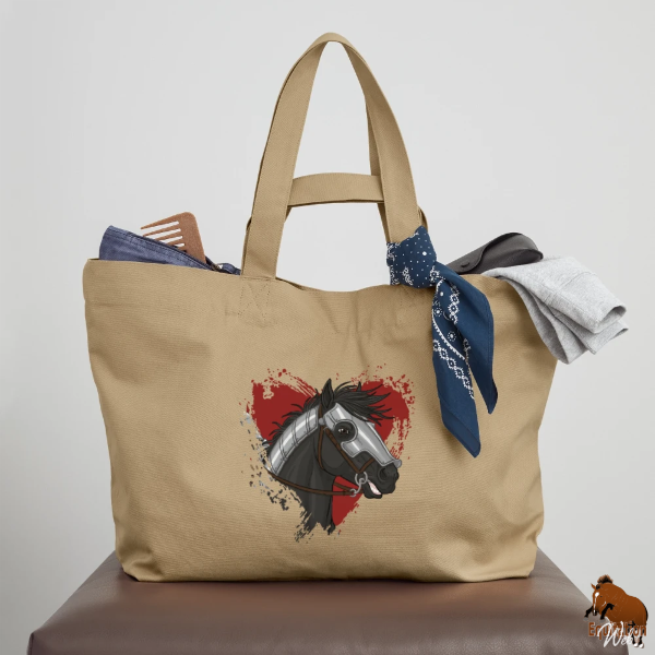 Les Chevaux de guerre sur un cabas