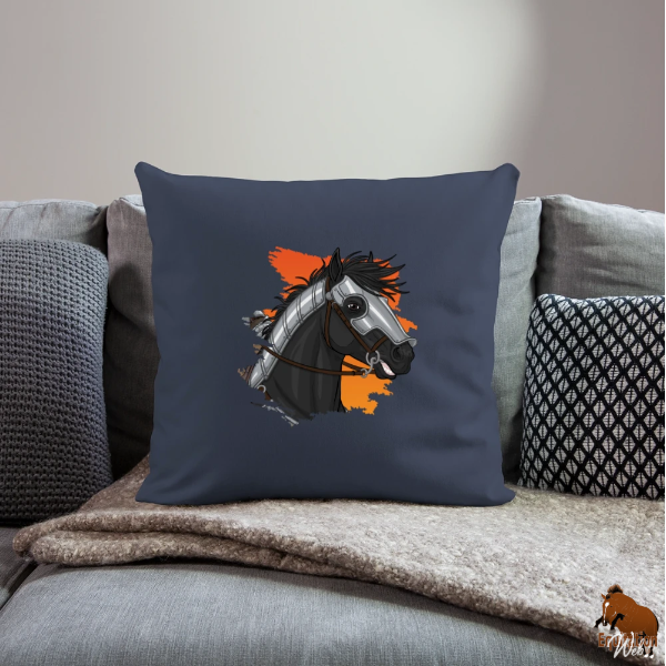 Les Chevaux de guerre sur un coussin