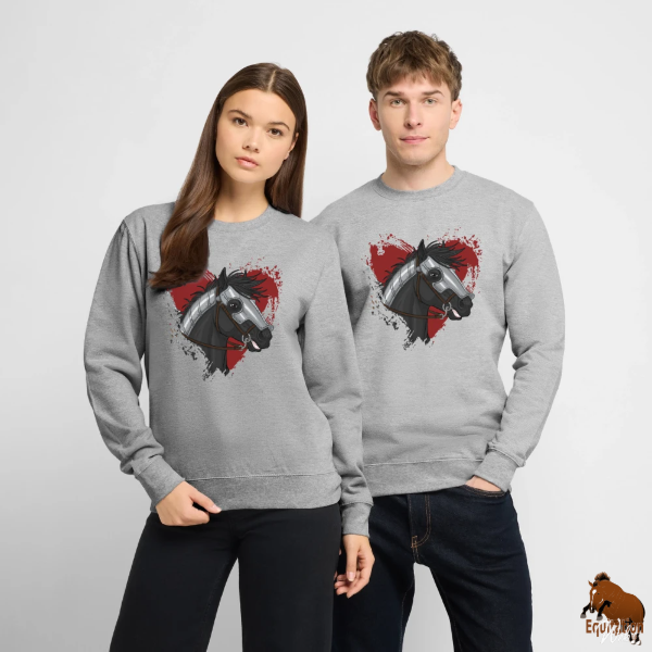 Les Chevaux de guerre sur un sweat
