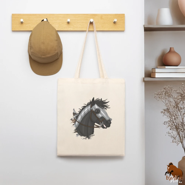 Les Chevaux de guerre sur un tote bag