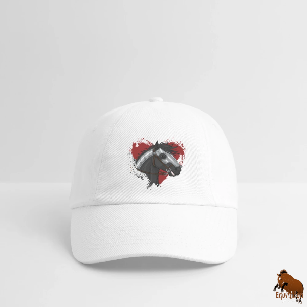Les Chevaux de guerre sur une casquette
