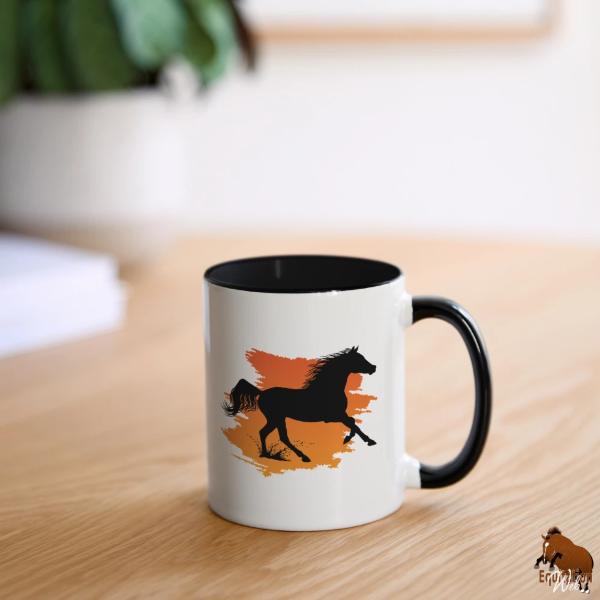 Le Cheval Arabe sur un mug