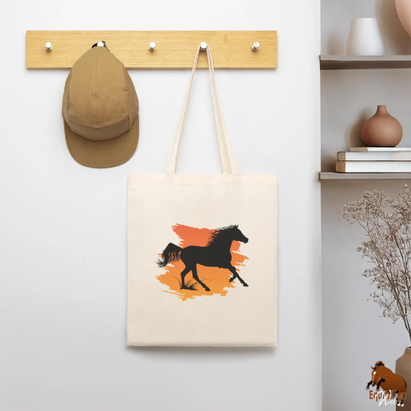 Le Cheval Arabe sur un tote bag