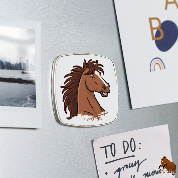 Le Cheval Assateague sur un magnet