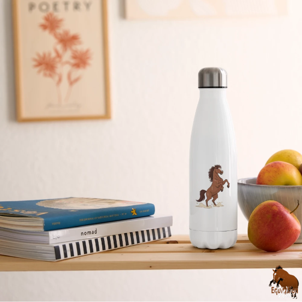 Le Cheval Assateague sur une bouteille isotherme