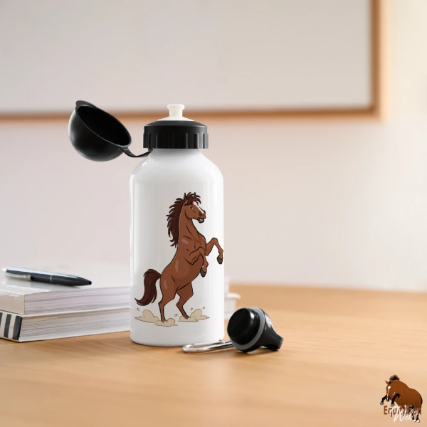 Le Cheval Assateague sur une gourde