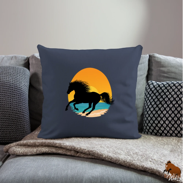 Le Cheval Pure Race Espagnole sur un coussin