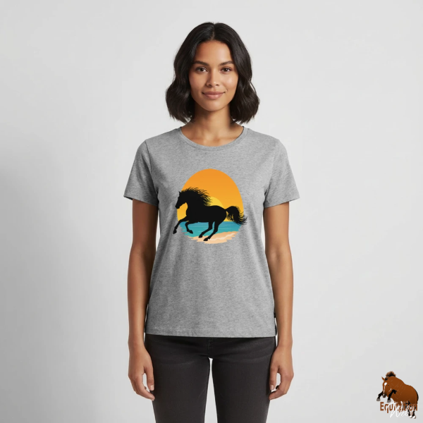 Le Cheval Pure Race Espagnole sur un t-shirt
