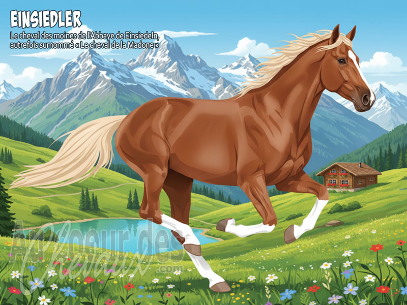 Le Cheval Einsiedler, mille ans d'�levage monastique en suisse