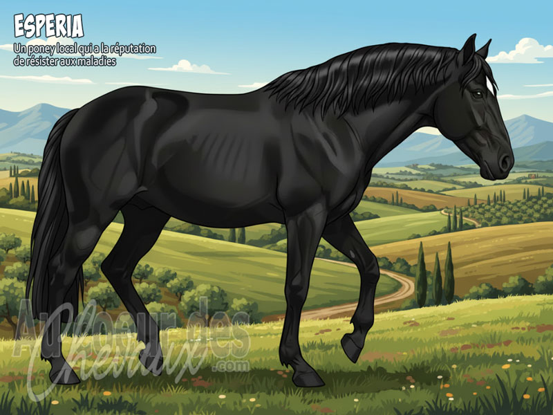 Le Poney Esperia, la renaissance d'un tr�sor du latium