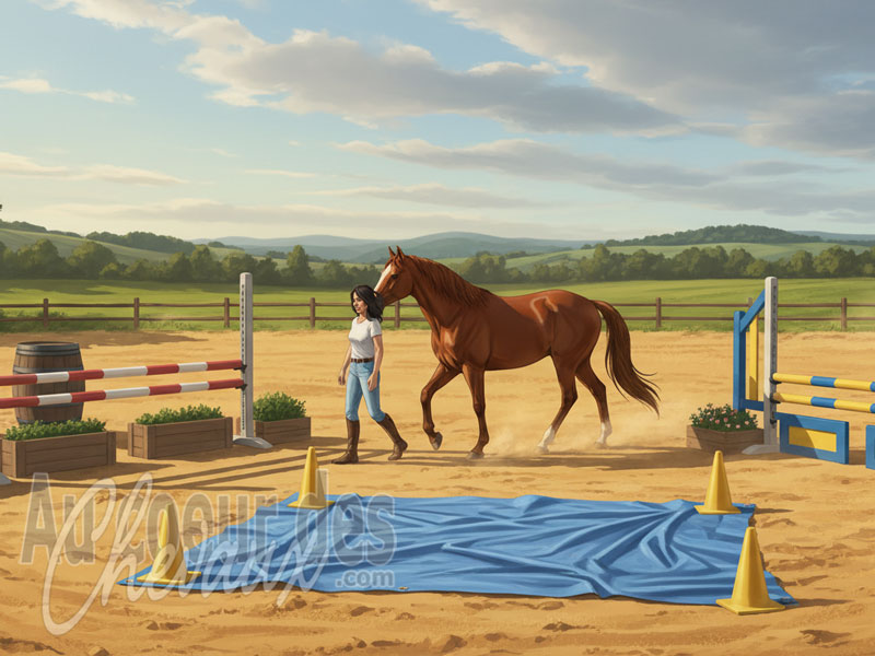 L'Exercice des emb�ches avec le cheval, analyse de la connexion, de l'autonomie et de la gestion �motionnelle